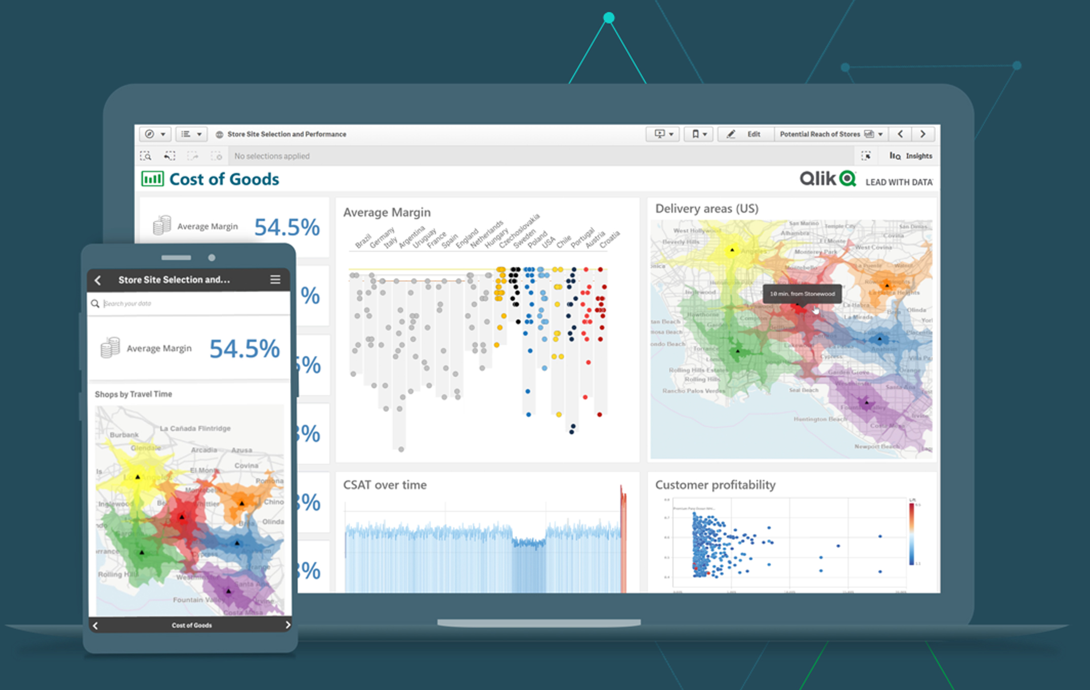 Improving data literacy and data-driven decision making with Qlik Sense Business